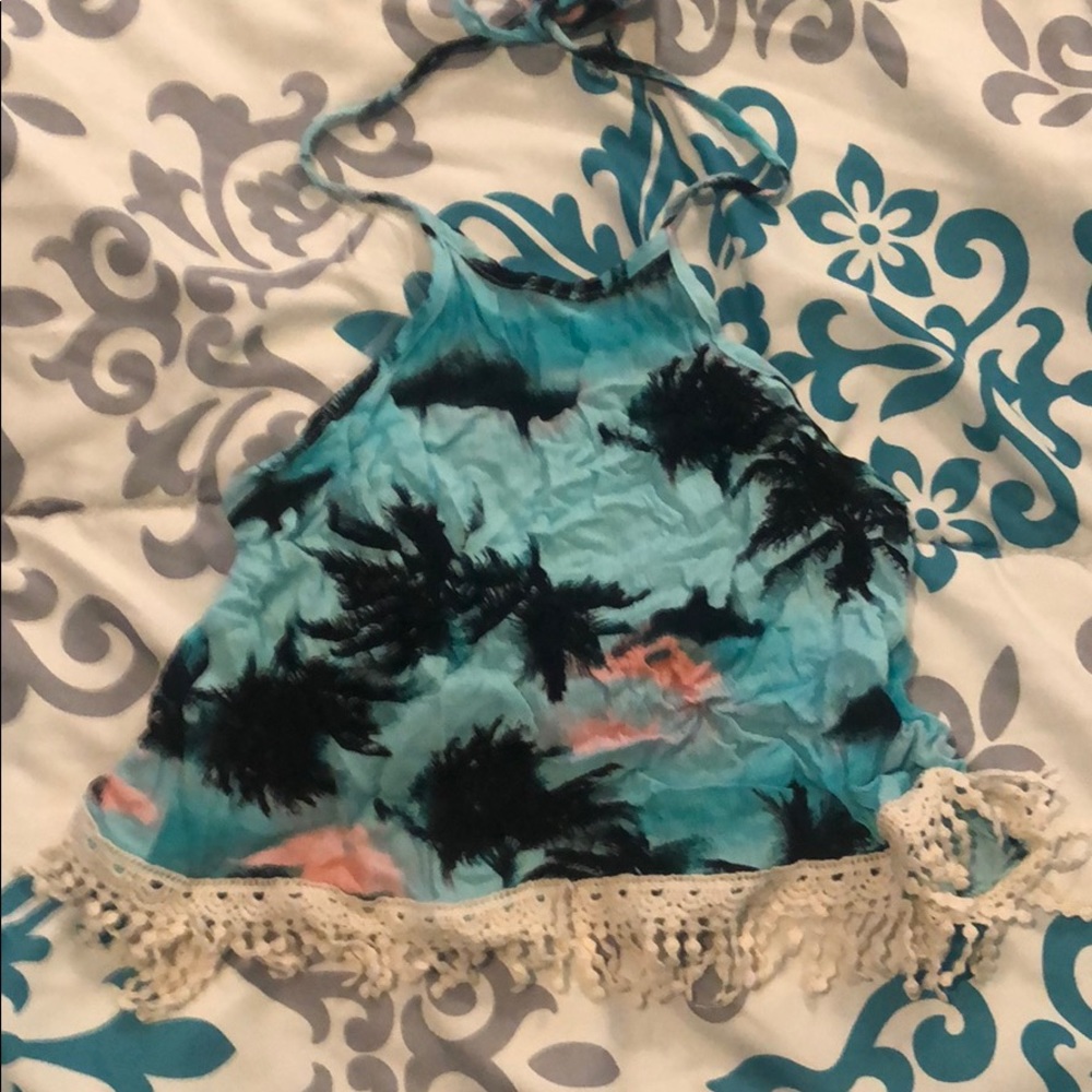 halter beachy top
